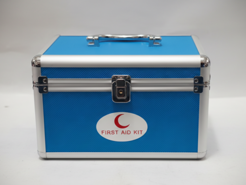 FIRST AID BOX ALUMINIUM BLUE CHINA